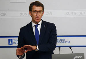 El presidente de la Xunta, Alberto Núñez Feijóo, presentó la oferta el pasado jueves tras el Consello de la Xunta.