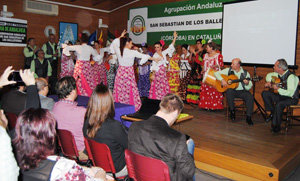 Actuación del grupo de baile. 