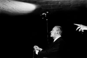Una imagen de José Luis Borges de la exposición Objetivo Mordzinski.