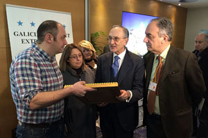 El embajador español, durante su visita a Galicia Gourmet Extravaganza.