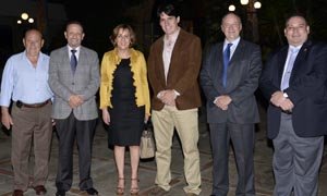 De izda. a dcha., Miguel Ángel Bobes, Juan Santana, Begoña Serrano, Bany Ordóñez, Jorge Cabezas y Richard Barreiro.
