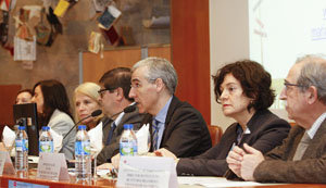 Francisco Conde, durante la presentación de la II Expo Australia Galicia en A Coruña.