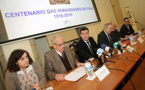 Presentación del programa conmemorativo del centenario das Irmandades da Fala.