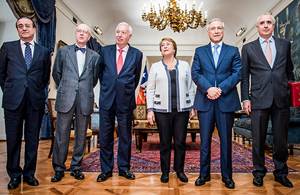 García-Margallo fue recibido por la presidenta Bachelet. 