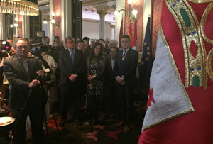 Un momento del acto de presentación en Madrid de las posibilidades de León.