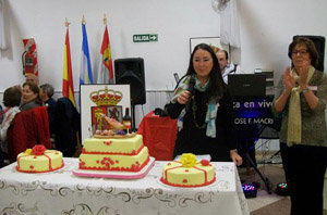Un momento de la celebración del noveno aniversario. 