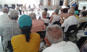 Un momento del acto conmemorativo del Día das Letras Galegas.