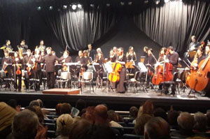 Actuación de la Orquesta Sinfónica de los Neuquinos.