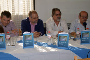 A presentación do libro A Virxe do Xurés foi o tema principal do acto.