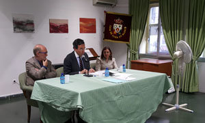 Amalio de Marichalar, durante su intervención.