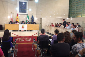 Consuelo Rumí, en un momento de su intervención. 