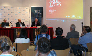 Un momento de la presentación de Arde Lvcvs en Madrid.