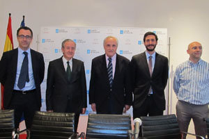 Iván Casanova, José Manuel López-Valcárcel, José Ramón Ónega, Guillermo Rodríguez-Puime y Alberto Jiménez.