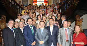 Rodríguez Miranda, durante la reunión en Ceuta. 