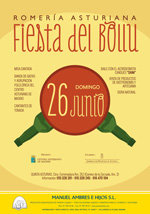 Cartel de la Fiesta del Bollu.
