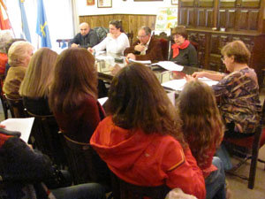Un momento de la Asamblea General del Centro Asturiano Mar del Plata. 