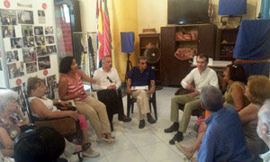 José Manuel Herrero y José Luis Bermúdez, reunidos con los presidentes de las entidades.