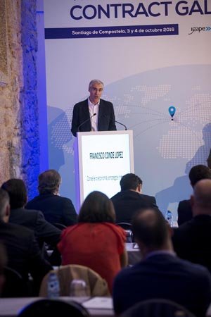14,15 h.- O conselleiro de Economía, Emprego e Industria, Francisco Conde, participará na VI Semana Internacional Contract Galicia. No Hotel AC Palacio del Carmen (rúa das Oblatas, s/n).
foto xoán crespo
03/10/16