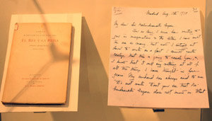 Parte de la exposición de Zenobia Camprubí,