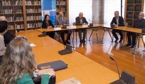 Un momento de la jornada en la que participó Nélida Piñón.
