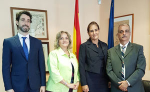 Julio Navas López, América Caballero Rubio, María Celsa Nuño García y Lorenzo Javier Rolo Afonso.