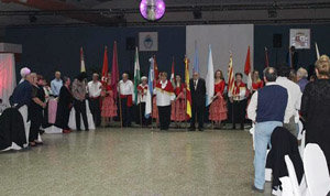 Un momento de la celebración de la cena aniversario.
