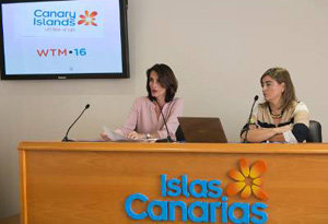 Mariate Lorenzo y María Méndez, en la rueda de prensa.