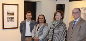 Un momento de la inauguración de la exposición.