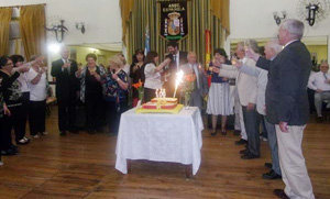 Un momento de la celebración por el 106º aniversario.