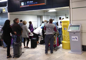 Sistema DIVA instalado en el aeropuerto de Barajas.