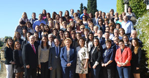 Foto de familia de los participantes en las Jornadas.