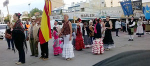 Un momento del desfile.