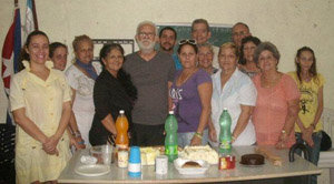 Foto de familia de los alumnos que hicieron el examen.
