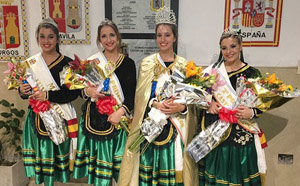 La reina y las princesas elegidas para 2017.