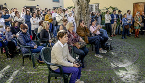 El consejero Miguel Montero asistió a la representación de los alumnos.