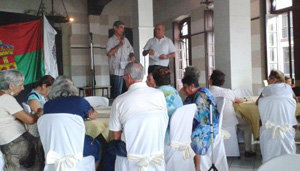 Un momento de la celebración de la Tarde Sabatina.