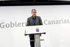 Fernando Clavijo, durante su comparecencia del viernes.