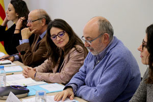 Manuel Alcaraz, durante la sesión constitutiva del nuevo Consejo de CEVEX.