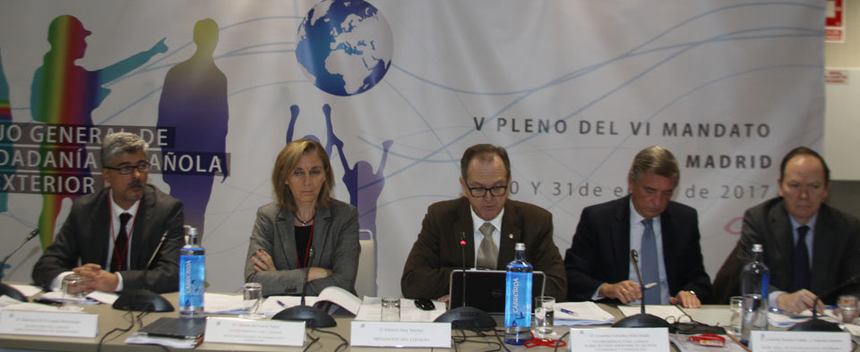 Inauguración del Pleno.