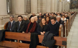 Diferentes autoridades acudieron al funeral de Amarelo de Castro en Madrid.