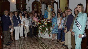 Los integrantes de la Comisión de Organización de las Festividades en Honor a la Candelaria.