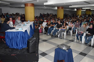 Rodriguez Miranda, durante la charla sobre las ayudas para el retorno.