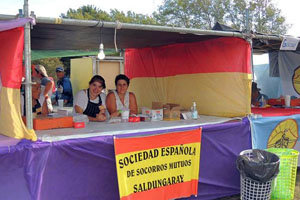 Estand de la Asociación Española.