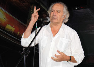 Adolfo Pérez Esquivel, durante su intervención en el Festival.