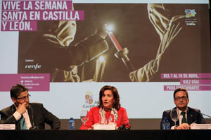 María Josefa García Cirac, durante la presentación de la Semana Santa en Madrid.