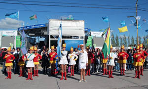 La Guardia Real participó en el evento.