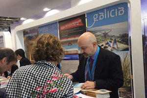 Estand de Galicia en el Salón parisino.