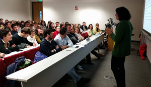Un momento de la charla organizada en Cork.
