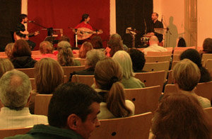 Un momento del concierto organizado en el Centro de Castilla y León Ribera del Duero.
