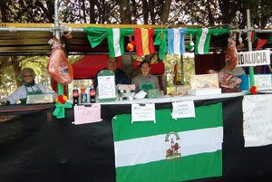 Vista del estand de Andalucía.